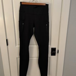 Athleta black pants/leggings small tall